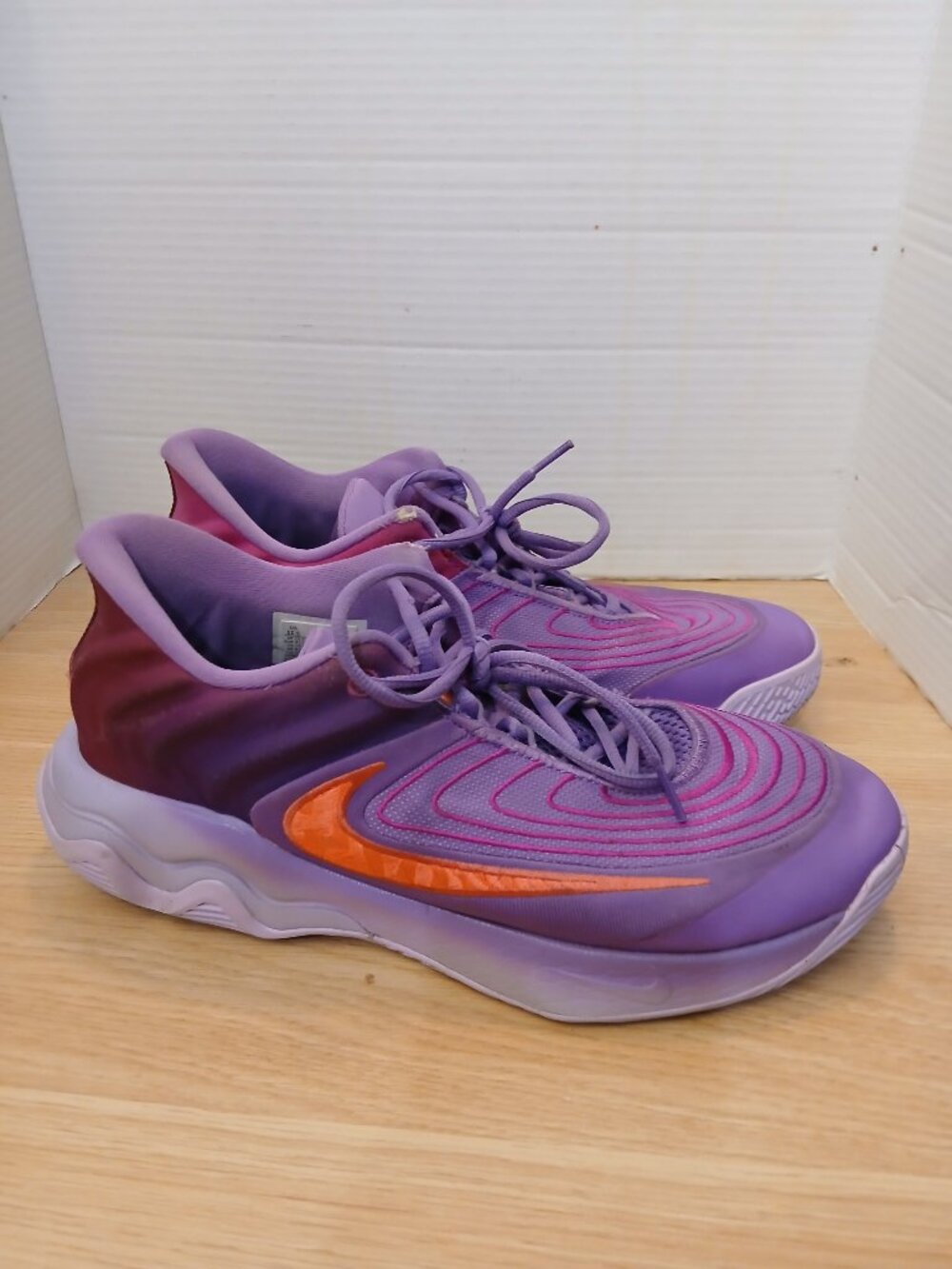 Nike Giannis Immortality 4 Black Raspberry Men s 11.5 Shoes FQ3680-500